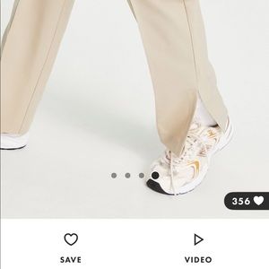 Suit pants with slit at the bottom size 4